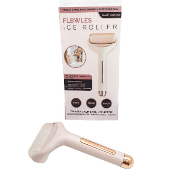 Механический ледяной роллер для лица Flawless Ice Roller с одной массажной головкой и охлаждающим эффектом