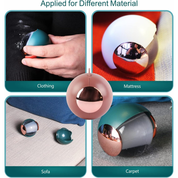 Багаторазовий липкий ролер MAG-725 для одягу, видалення шерсті Travel Cluer, зелений