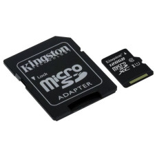 Універсальна карта пам'яті Kingston microSD 128 ГБ Class 10 UHS-I для фото, відео та дронів