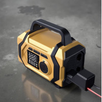 Електричний компресор ATJ-201 для авто з акумулятором і цифровим дисплеєм