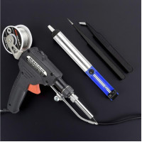 Професійний паяльник 60 Вт з автоподаванням олова, точна робота з електронікою, живлення 220 В