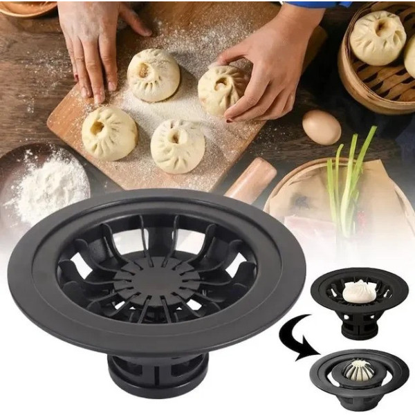 Аппарат для лепки хинкали и пельменей Khinkali Maker с пластиковым корпусом, ручное приспособление
