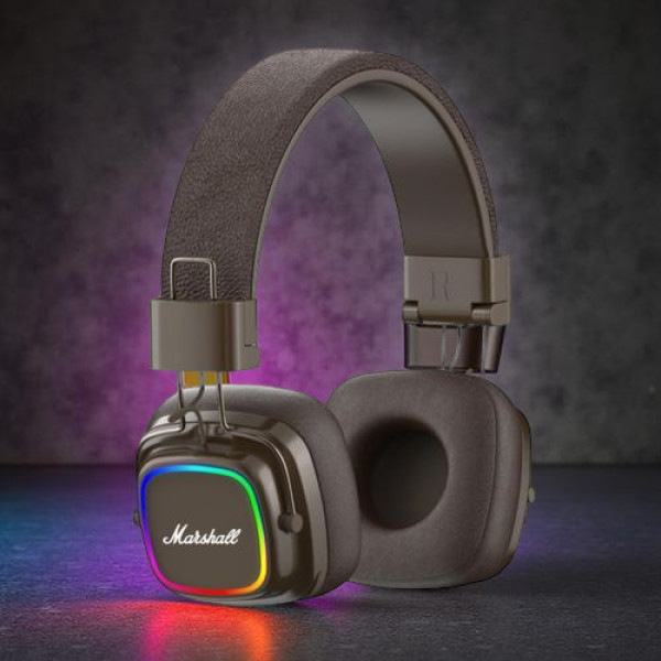 Навушники Marshall A30 бездротові Bluetooth, стильні та комфортні, коричневі