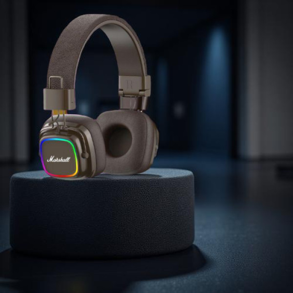 Навушники Marshall A30 бездротові Bluetooth, стильні та комфортні, коричневі
