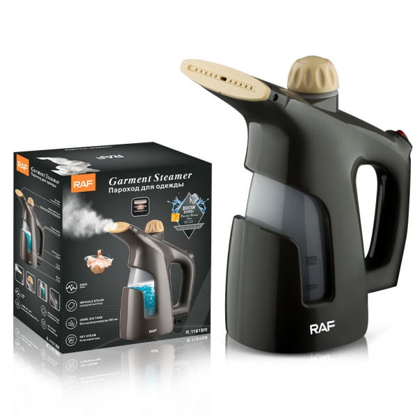 Ручний відпарювач одягу Domotec MS 1161BR, чорний, 200 мл, 800 Вт