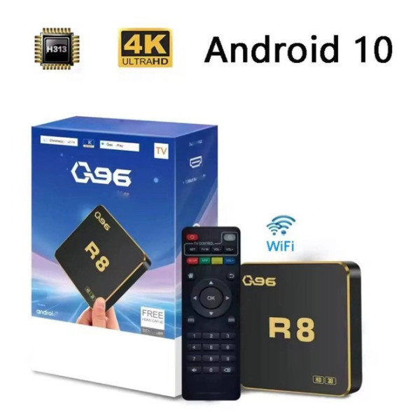 Смарт-ТБ пристрій X98H PRO 4/64 ГБ, Android 12, Wi-Fi 6, 4K HDR, HDMI і Bluetooth