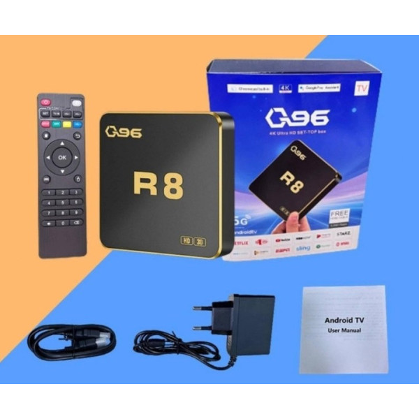 Смарт-ТБ пристрій X98H PRO 4/64 ГБ, Android 12, Wi-Fi 6, 4K HDR, HDMI і Bluetooth