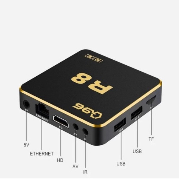 Смарт-ТБ пристрій X98H PRO 4/64 ГБ, Android 12, Wi-Fi 6, 4K HDR, HDMI і Bluetooth