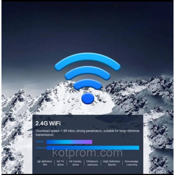 Смарт-ТБ пристрій X98H PRO 4/64 ГБ, Android 12, Wi-Fi 6, 4K HDR, HDMI і Bluetooth