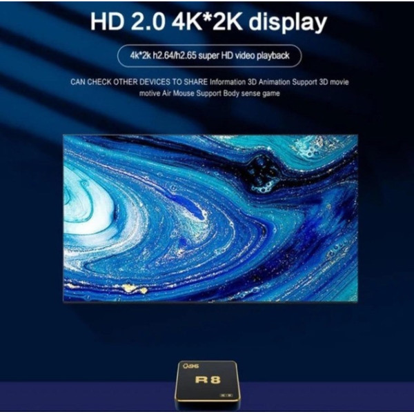 Смарт-ТБ пристрій X98H PRO 4/64 ГБ, Android 12, Wi-Fi 6, 4K HDR, HDMI і Bluetooth