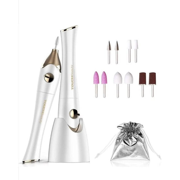 Електрична пилка для нігтів TOUCHBeauty TB-1335 з УФ-сушкою та набором інструментів