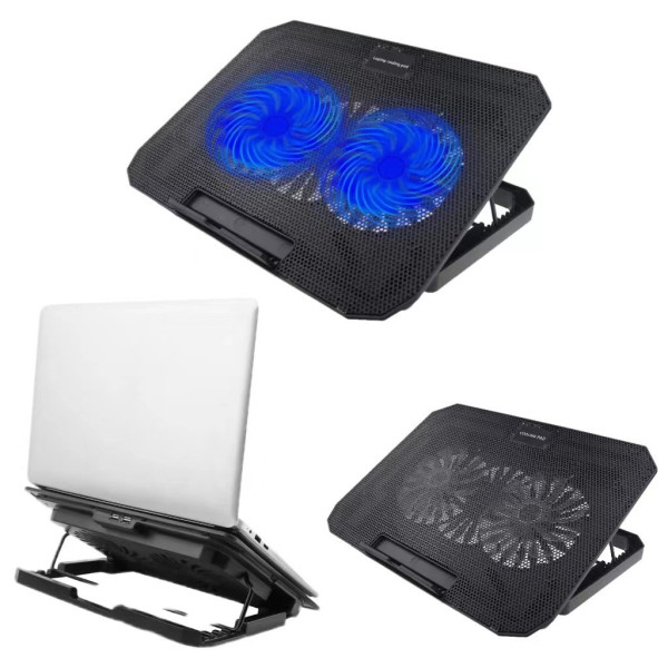 Підставка для ноутбука з подвійним вентилятором і регулюванням висоти XSTRIKE XS-11