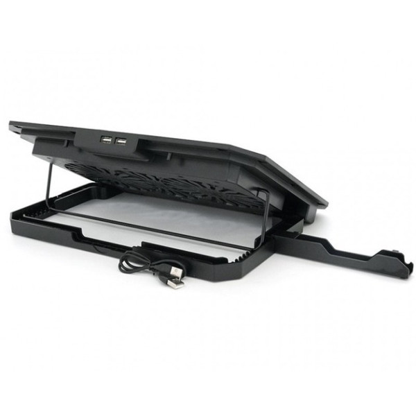 Підставка для ноутбука з подвійним вентилятором і регулюванням висоти XSTRIKE XS-11