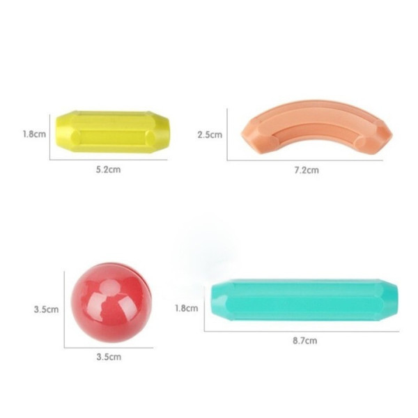 Магнітний набір Magnetic Sticks на 25 предметів, пластикові фігурки в переносному кейсі