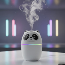 Ультразвуковий зволожувач повітря Panda Mist XS-168 дитячий LED-підсвітка Білий