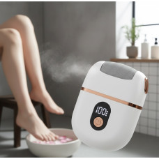 Електрична роликова пемза для ніг з LED-дисплеєм, 3 швидкості, акумуляторна USB-пилка для п'ят і стоп