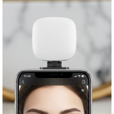 Селфі-лампа F622 LED з магнітним тримачем MagSafe, 3 режими світла, акумулятор 1000 мА·год, USB Type-C