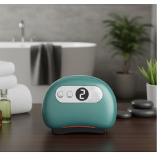 Електричний масажер-скребок гуаша з нагріванням, вібромасажем і мікротоковою терапією для обличчя та шиї, б