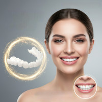 Вініри Smile Veneers для зубів сніп він смайл 2 щелепи знімні