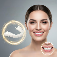 Вініри Smile Veneers для зубів сніп він смайл 2 щелепи знімні