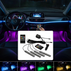 Кольорова підсвітка RGB LED AMBIENT HR-01678 для авто вологозахисна