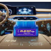 Автосканер Xiamen ELM327 v1.5 OBD 2 з чипом діагностичний мініадаптер
