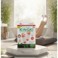 Пластир-детокс для ступень для виведення токсинів KINOKI паковання 10 шт.