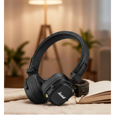 Бездротові накладні навушники Marshall Major IV складані Чорний