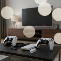 Дитяча ігрова консоль приставка M15 4K 64 GB 20000 ігор + два бездротові контролери