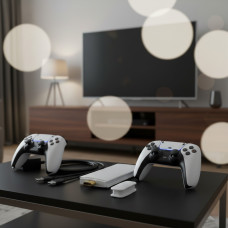 Дитяча ігрова консоль приставка M15 4K 64 GB 20000 ігор + два бездротові контролери