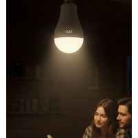 Лампочка з акумулятором E27 2 x18650 20w/Енергоощадна лампочка Led лампа