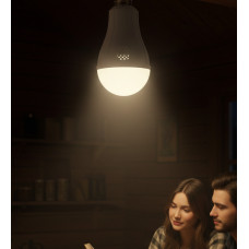 Лампочка з акумулятором E27 2 x18650 20w/Енергоощадна лампочка Led лампа