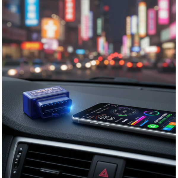 Автомобільний сканер OBD2 ELM327 v2.1 Bluetooth адаптер для діагностики авто Check Engine