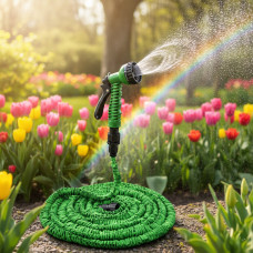 Посилений садовий шланг для поливання з розпилювачем XHose 60 м Magic Hose