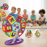 Дитячий магнітний конструктор у пластиковому боксі Mag Block MG-36 деталей