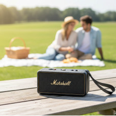 Бездротова портативна вологостійка Bluetooth колонка Marshall Middleton, вологостійка