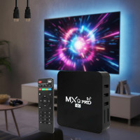 Смарт-ТВ-приставка Android TV Box MXQ 4K Pro 5G 4/64 ГБ з пультом, Wi-Fi, підтримкою 4K