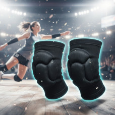 Універсальні спортивні наколінники для фітнесу, танців і активного відпочинку, пари, чорні