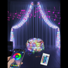 Світлодіодна стрічка з пультом 10 м RGB водонепроникна