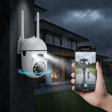 Вулична Wi-Fi PTZ IP-камера A1 2 Мп із поворотною головкою, нічним баченням, App керуванням