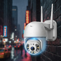 IP-камера відеоспостереження зовнішня вологостійка вулична поворотна SmartHD Outdoor WiFi PTZ FHD 1080p