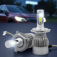 Комплект світлодіодних автомобільних LED ламп C6 H4 5538 30 Вт 5500 Lm для ближнього та дальнього світла