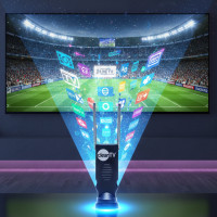 Антена кімнатна для цифрового телебачення X-Digital Clear-TV, для телевізорів із вбудованим Т2 тюнером