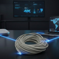 Патчкорд для інтернету LAN кабель 20m 13525-10, дріт для роутера