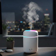 Ультразвуковий зволожувач повітря W261 з LED-підсвіткою 2 Вт 300 мл