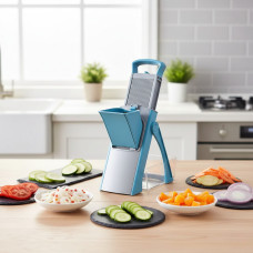 Багатофункціональна овочерізка з регульованою товщиною нарізки Vegetable cutter 223-6 з контейнером