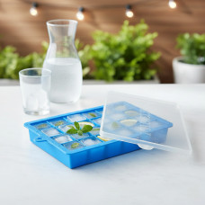 Форма для льоду та кришкою мікс колір Силіконова