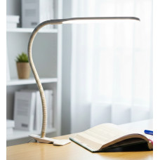 Настільна світлодіодна лампа-прищіпка XSD-206 USB живлення, 24 LED, на гнучкій ніжці