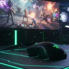 Комп'ютерна мішечка DeathAdder Essential USB Black Ігрова дротова