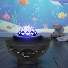 Лазерний нічник-проєктор зоряного неба Astronaut 2 Projector Lamp White